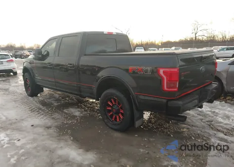 2016 Ford F-150 Lariat from USA, damaged, VIN 1FTFW1EG0GFC45960